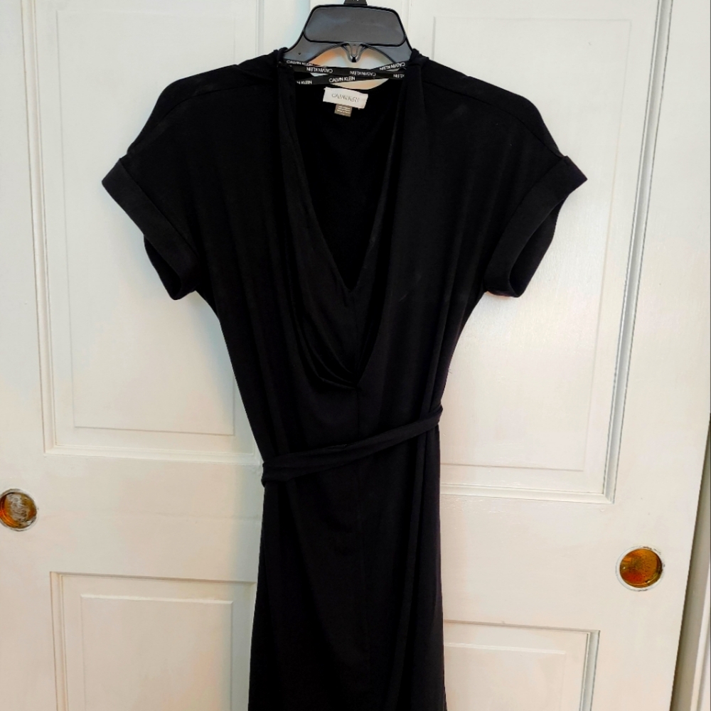 Calvin Klein little black dress. Size 10.
